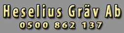 Heselius Gräv Ab logo